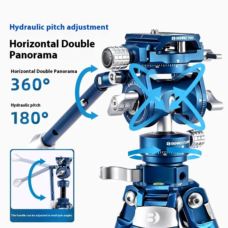 Benro Bluebird CB258CK CB259AFK CB259CFK Carbon Fiber Video Tripod Kit Fluid Head Twist max load 4.5kg camera tripod photography tripod
