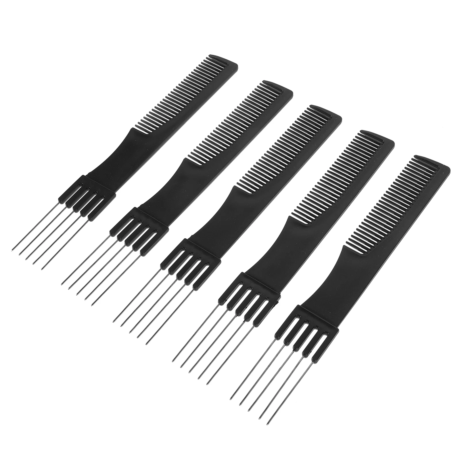 

Steel Needle Fork Tail Comb in Premium Hairdressing Professional Styling Tool Hair Styling Tools &