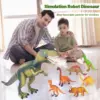 Remote Control Dinosaur Toy Spray Walking Tyrannosaurus Rex Roaring LED Light Children Dinosaur Toy Boy Girl Birthday Gift 2