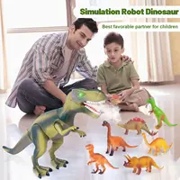 Remote Control Dinosaur Toy Spray Walking Tyrannosaurus Rex Roaring LED Light Children Dinosaur Toy Boy Girl Birthday Gift 2