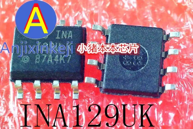

10 шт., 100% оригинальные новые высококачественные INA129UK INA129U 129UK SOP в ленте посылка-8