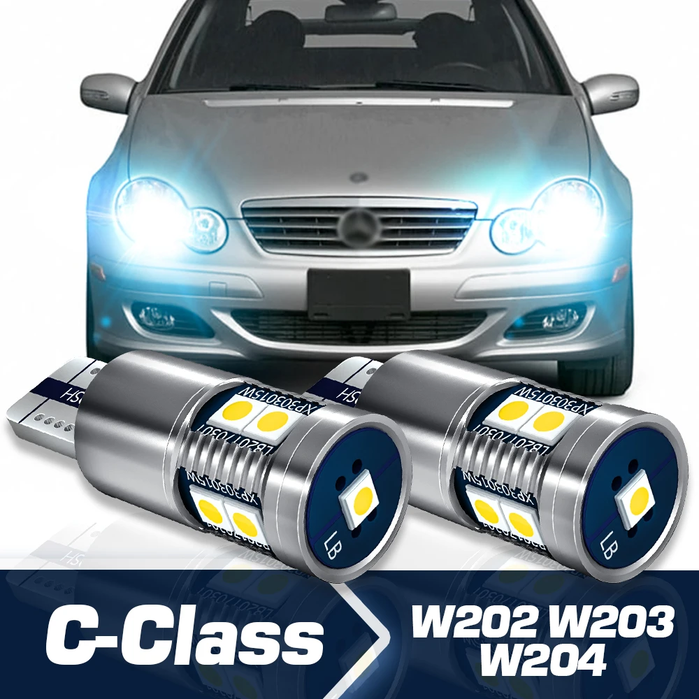 

Parking Light 2pcs LED Clearance Bulb Canbus Accessories For Mercedes Benz C Class W202 W203 W204 1993-2014 2010 2011 2012 2013