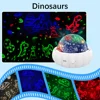 Star Moon Projector Night Lights, LED Unicorn Atmosphere Light for Gifts, Kids, Child Sleep Peace, Christmas, Home Decoration 2