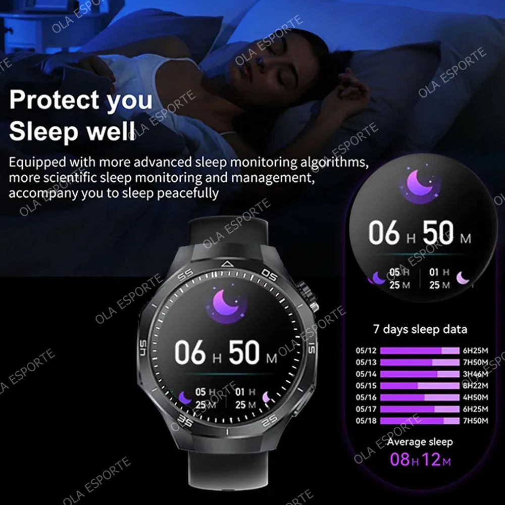 Watch 5 Pro GPS Tracker Smart Watch Men 360*360 AMOLED Screen NFC BT Call Sports Waterproof Health Monitor Man Smartwatches 2026 5