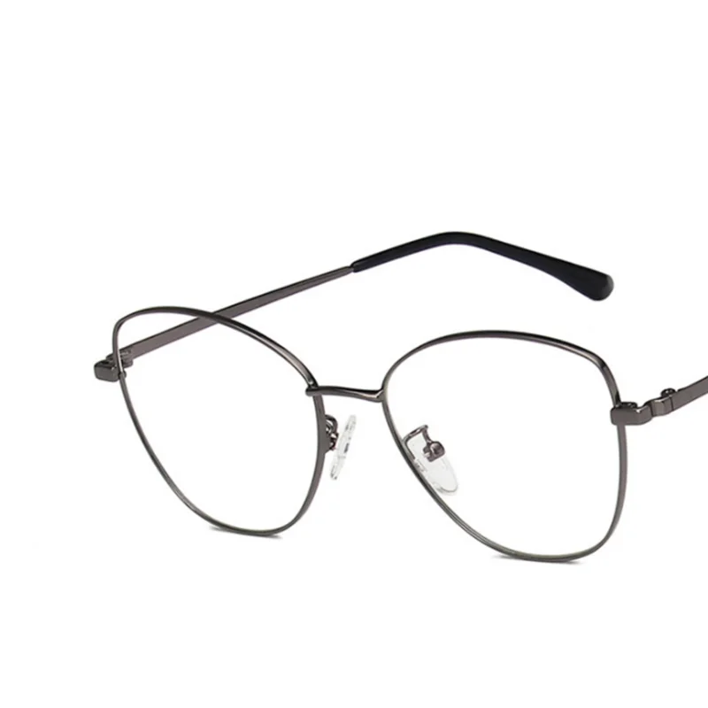 Modne kocie oczy Metalowa ramka okulary do Krótkowzroczności z filtrem Anty Blue 8 Modne kocie oczy Metalowa ramka okulary do Krótkowzroczności 6