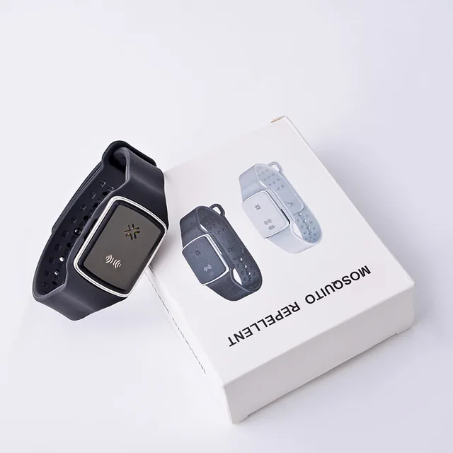 Ultrahangos Szúnyogtaszító Karkötő Kültéri Vízálló Újratölthető Szúnyogriasztó Óra Felnőtt Gyermekek Rovarriasztó - Image 6