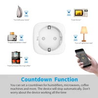 Tuya Wifi Smart Socket EU Plug 20A Power Monitor Remote Control SmartLife APP Works with Alexa Yandex Alice Google Assistant - Image 3