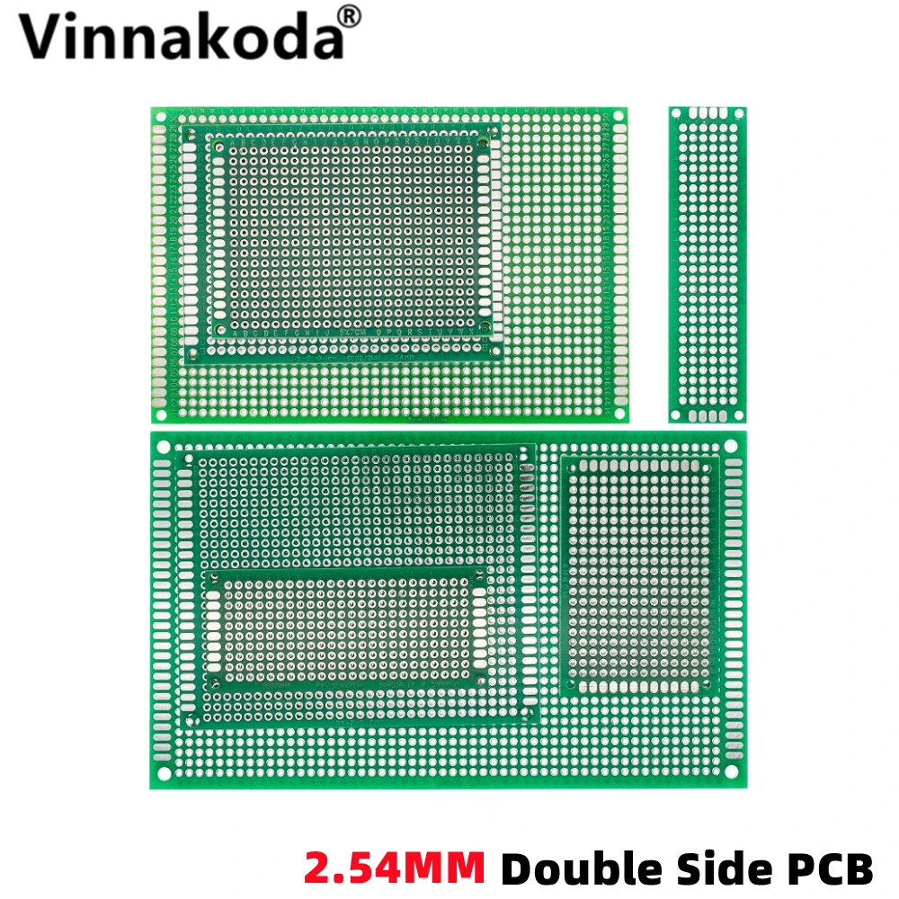 

Double Side PCB 7x9 6x8 5x7 4x6 3x7 2x8 12x8cm 9x15cm Diy Universal Printed Circuit PCB Board Protoboard 4*6 6*8 5*7