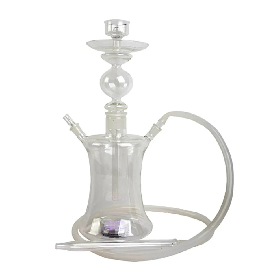 large Size Glass hookah for sale Travel Best Hooakh Glass Hookah Shisha with led light Fruit Narguile
