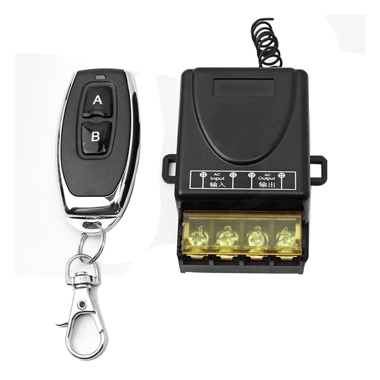 

433 МГц 220 В 30A переключатель дистанционного управления водяным насосом Фабричный двигатель