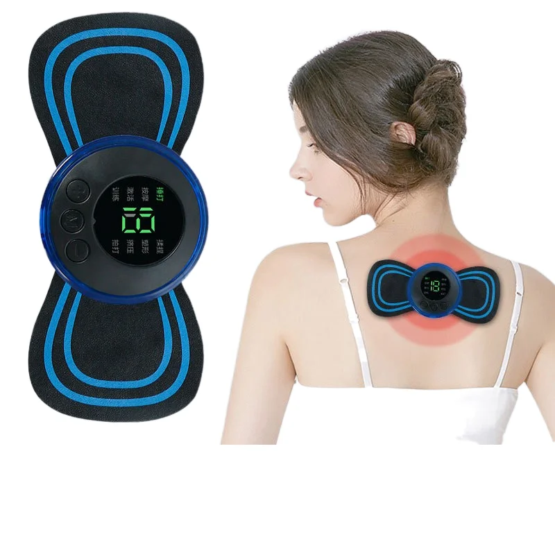 

Smart Electric Neck Massager Portable Rechargeable EMS Cervical Vertebra Massage Patch For Muscle Relax Pain Relief Dropshipping