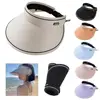 Sun Hats for Women Wide Brim Adjustable UV Protection Ice-Feeling Summer Hat with Fold-Up Brim Outdoors Cycling Riding Visor Cap 1