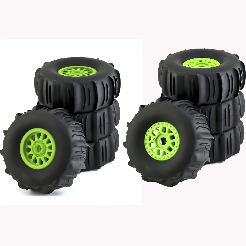 4 Pz 138Mm 1/7 Desert Short Course Truck Sand Tire 17Mm Wheel Hex Per Arrma Mojave Traxxas Udr Yikong Df7 Fs Off-Road Buggy