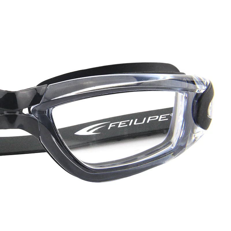 Occhiali da nuoto da vista miopia occhiali da donna antiappannamento con lenti trasparenti occhiali da sub in Silicone per uomo