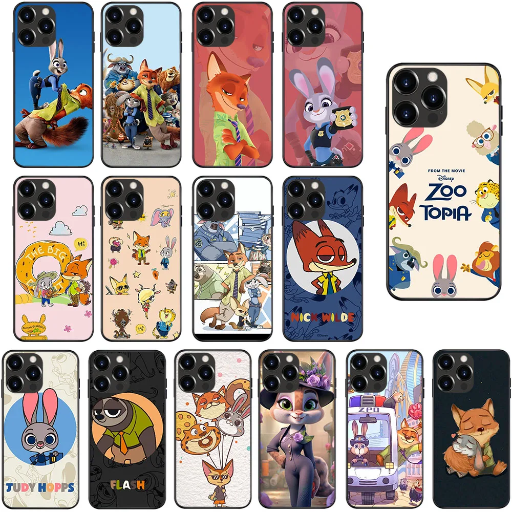 Ai-25 Divertente Custodia Morbida Zootopia Per Oppo F17 Reno F11 A73 F17 F7 F9 F9 Trova X3 2 4 4F A94 F19 5 5F Pro Lite
