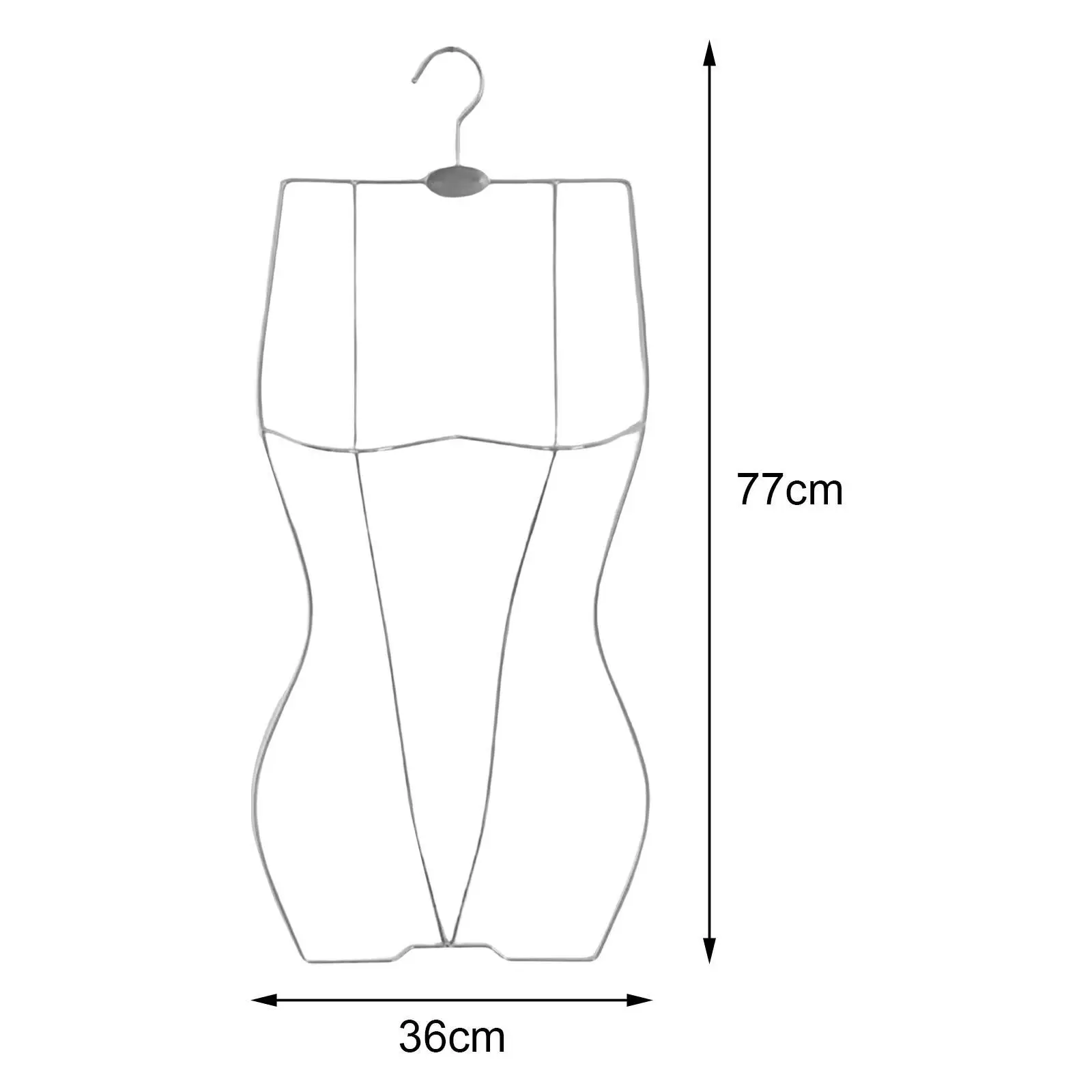 Body Shape Bikini Swimsuit Hanger Dress Lingerie Wardrobe Organizer Rack 5