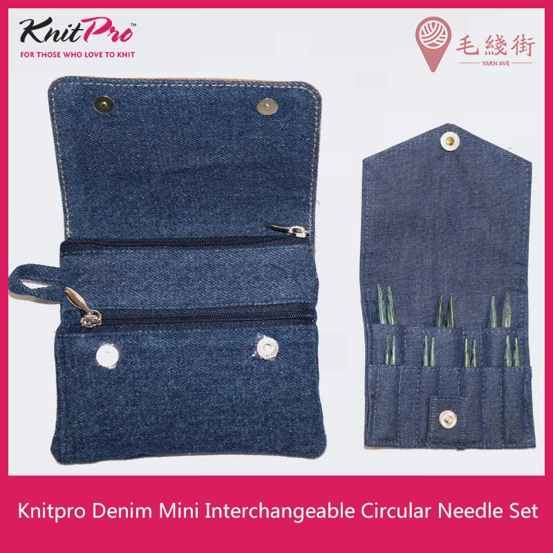 Set de Mini Agujas Circulares Intercambiables - Indigo Denim - KnitPro