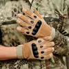 Tactical Military Gloves, Color Bullet Air Gun Shooting, Soldier Combat Anti Slip Bicycle All Finger Gloves, MEN'S Clothing GLOV 1