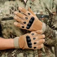 Tactical Military Gloves, Color Bullet Air Gun Shooting, Soldier Combat Anti Slip Bicycle All Finger Gloves, MEN'S Clothing GLOV 1