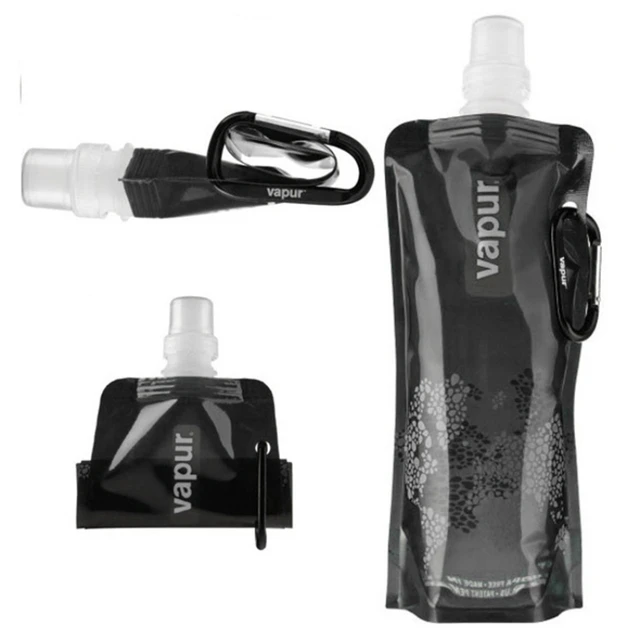 1PC 500ml Portable Ultralight Collapsible Water Bottle Outdoor Sport Supplies Hiking Running Camping Travel Soft Flask Water Bag 5