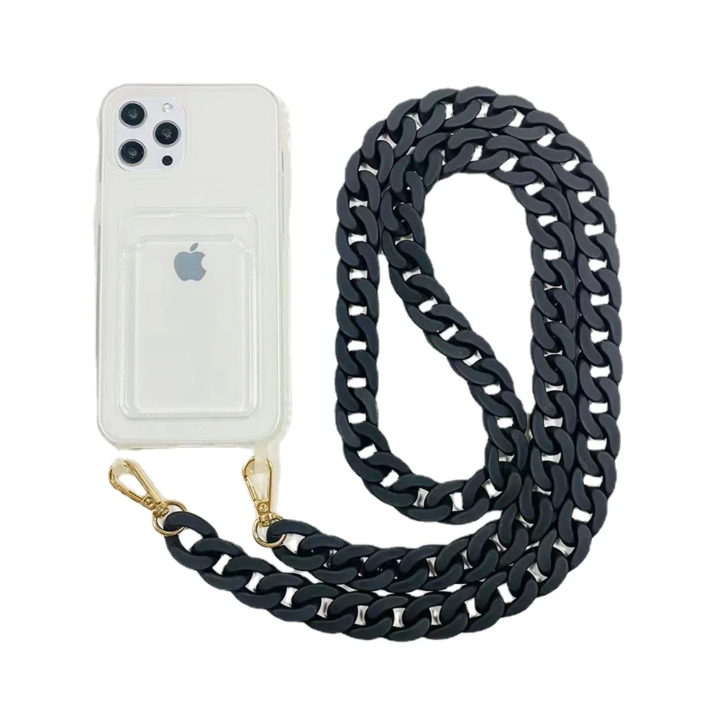 

Luxury Crossbody Lanyard Necklace Leather Bracelet Chain Phone case for iphone 13 11 12 14 Pro Max XR X XS 7 8 plus Cover Strap
