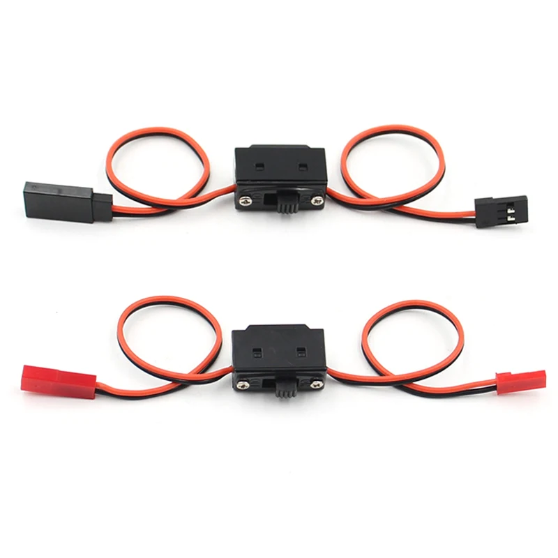 Interruptor De Encendido Para Receptor Nitro 1:8 Y 1:10 – Con Conector JST, Compatible Con Coches HSP RC