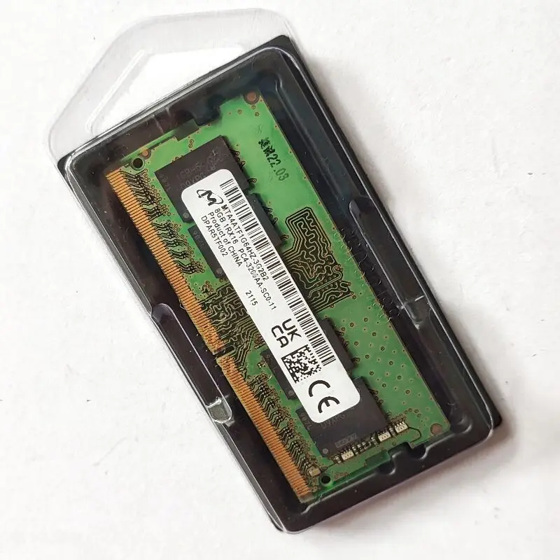Memória Micron-ram para Laptop Ddr4 8gb 3200mhz Pc43200aa-sco11 1.2v Sodimm 260pin 1rx16 - Imagem 4