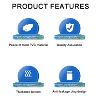 สระว่ายน้ำเป่าลม PVC อ่างอาบน้ำสำหรับเด็กสระว่ายน้ำหนาแบบรูปการ์ตูนสำหรับฤดูร้อนกลางแจ้งในร่ม 5