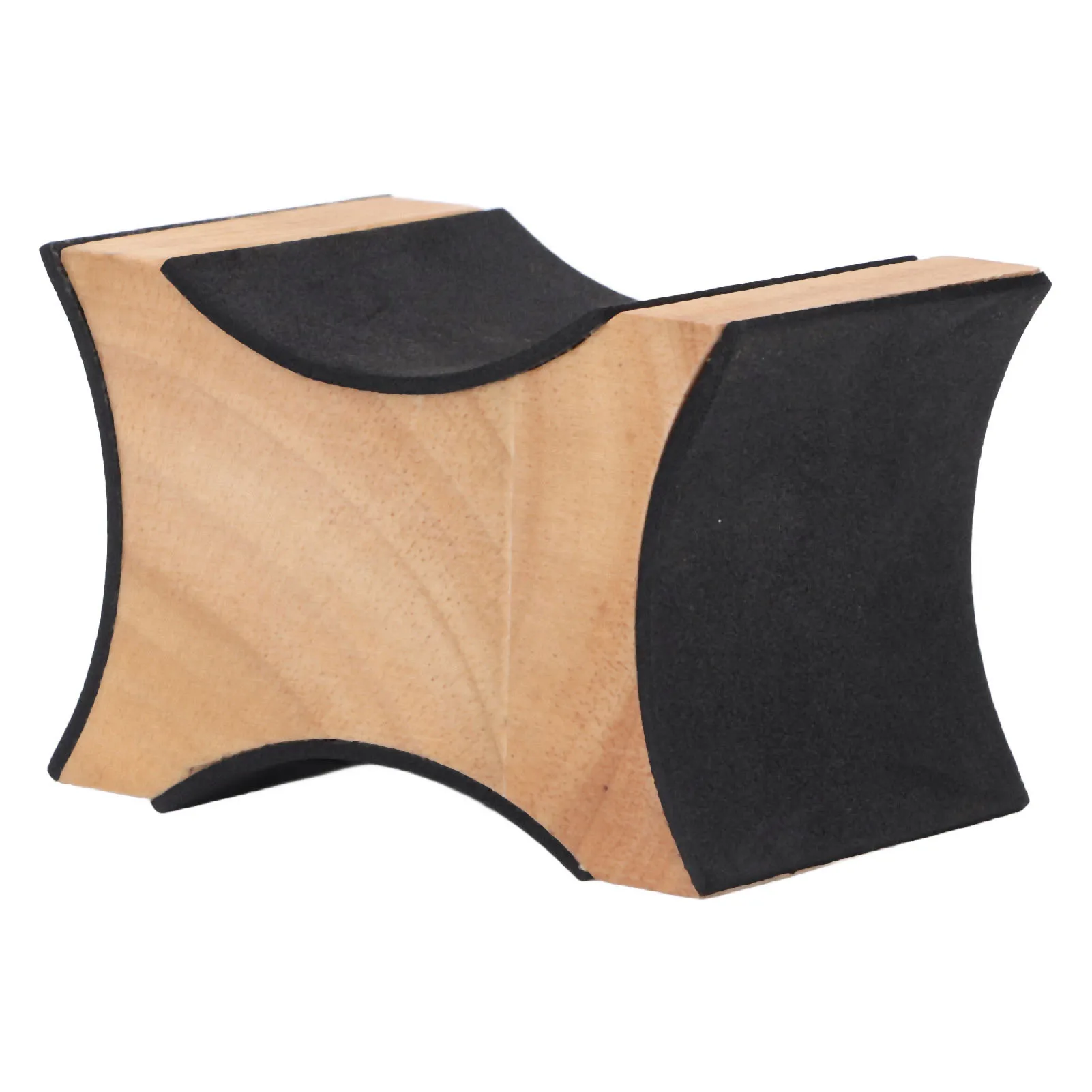 Guitar Neck Rest 2 Heights Solid Wood Support Soft Sponge Cushion Guitar Neck Rest Pillow for String Instruments