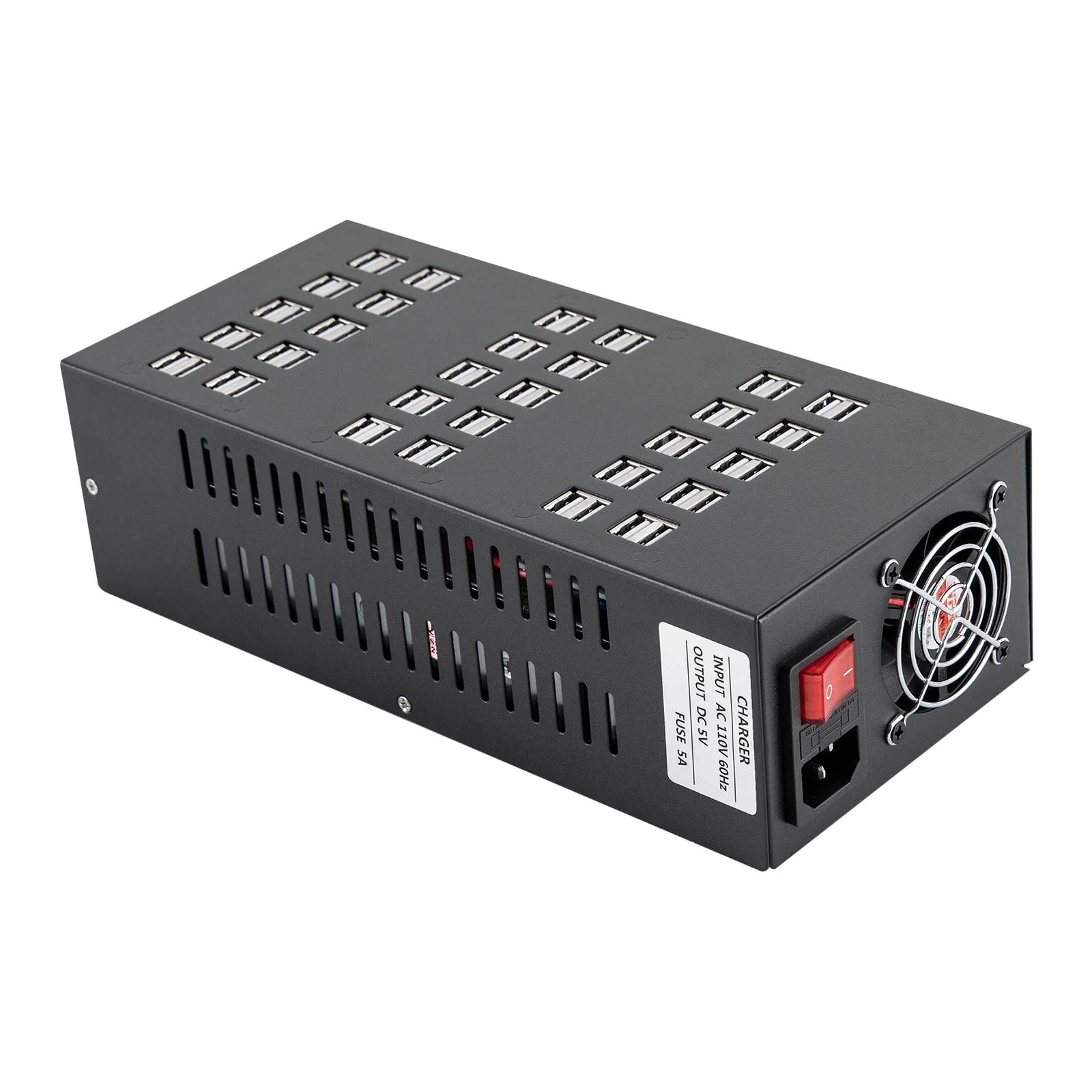 60 Ports USB Charging Station with Intelligent Protection Multi Port USB Charging Station Organizer for Hotel School Malls