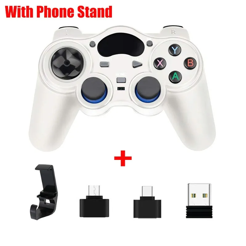 2.4 G Controller Gamepad Android Wireless Joystick Joypad with OTG Converter For PS3/Smart Phone For Tablet PC Smart TV Box 