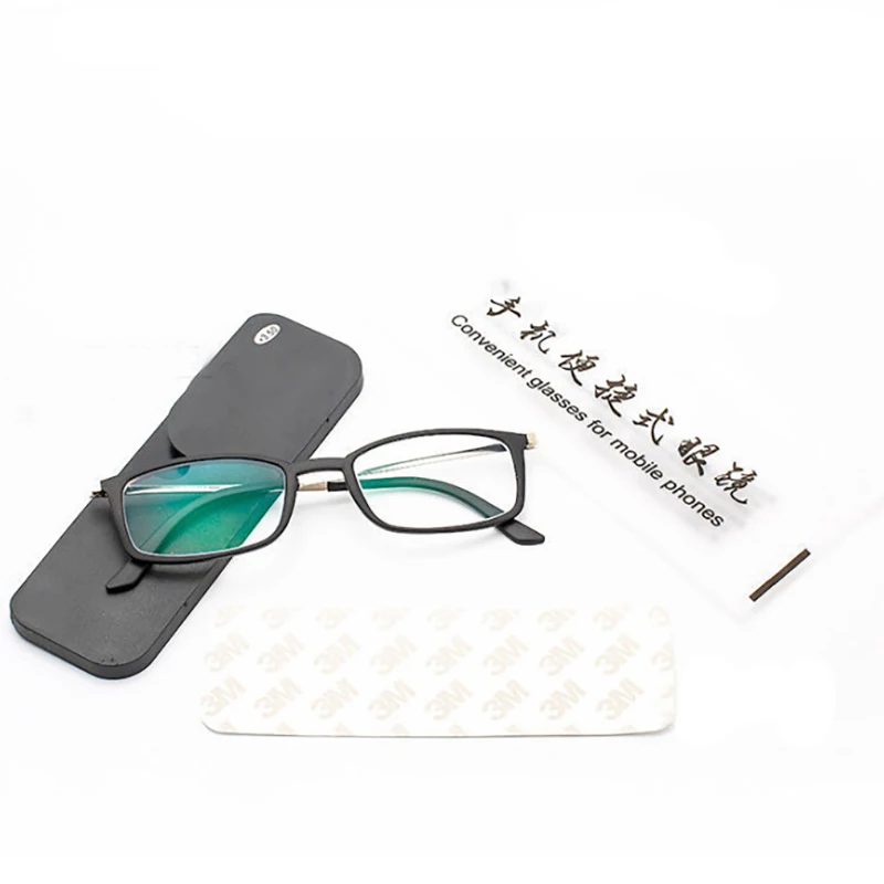 Optical Portable Reading Glasse Men Blue Light TR90 Square Glasses For Farsightedness Gafas Lectura+1+1.5+2+2.5+3 6