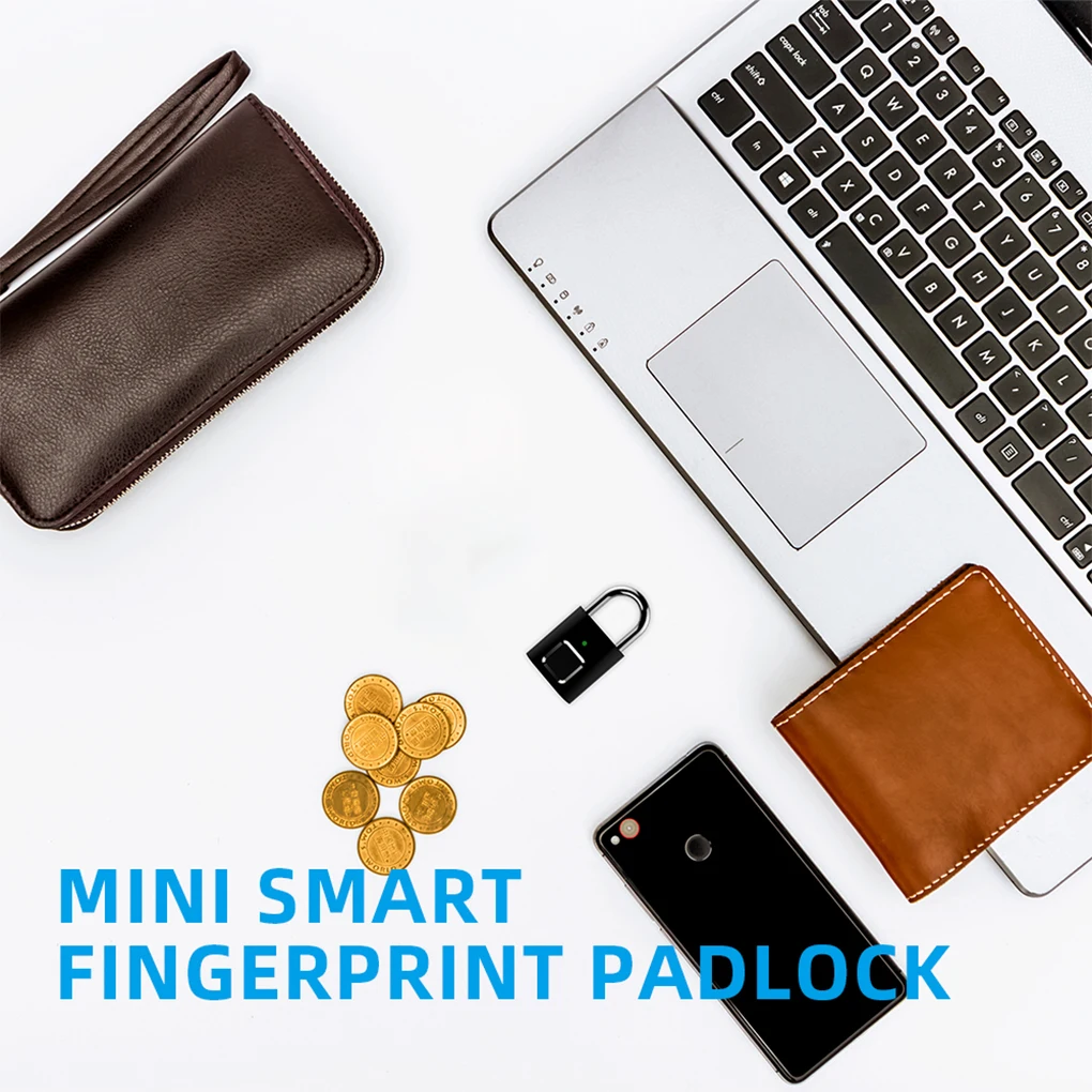 

Smart Padlock Battery Powered Rechargeable APP Control Fingerprint Lock