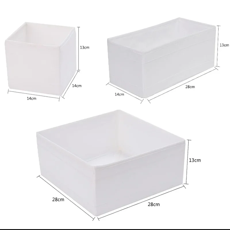 4 specifications Household Wardrobe Storage Baskets Large Capacity Clothing Toy Storage Bags Polyester Folding Desk Storage Box