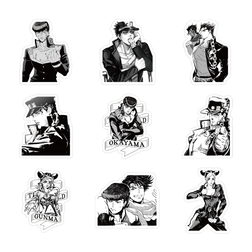  50Pcs The Bizarre Adventure of JoJo Stone Ocean Anime Stickers  Graffiti Decals Kids Skateboard Phone Laptop Luggage Stickers Cute Vinyl  Stickers Gifts for Girls,Boys,Kids Decoración De Pegatinas : Electronics