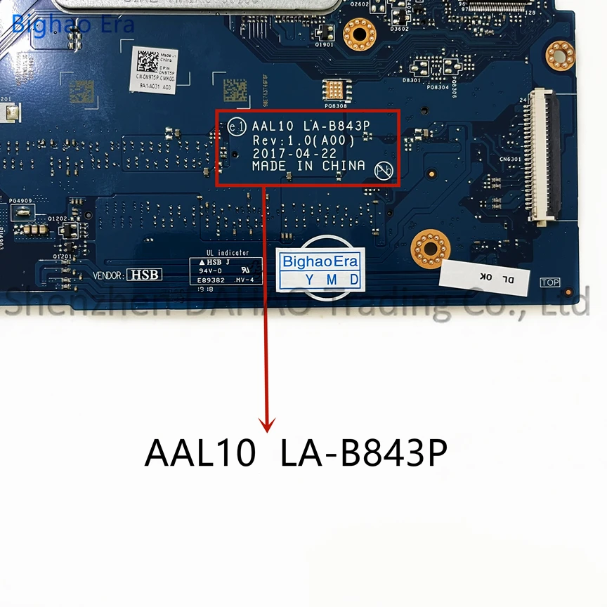 Placa-mãe Portátil para Dell Dell Inspiron 5458 155558 17 5758 Laptop Intel i3 i5 Cpu i7 Ddr3cn:0n9t5p 0f0fc6 0frv68 0rc3pn - Imagem 3