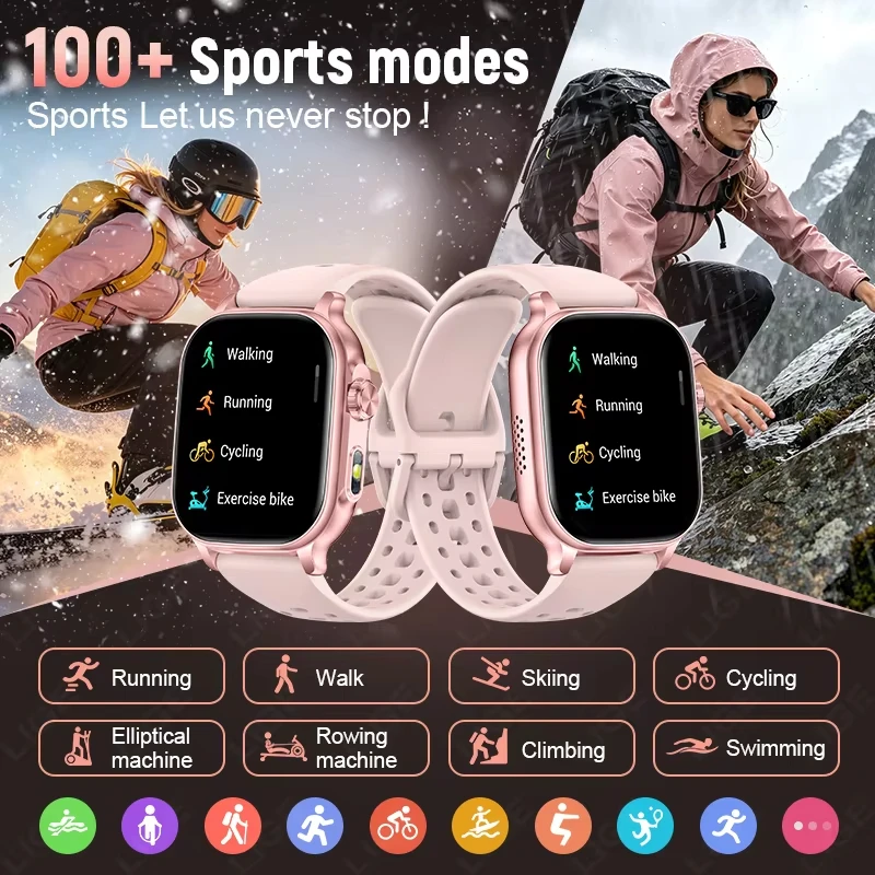 Nuovo Smartwatch da Donna 2026 con Batteria Grande da 1400mAh, Schermo HD da 2.1", Modalità Sport GPS, Impermeabile IP68, Monitoraggio Frequenza Cardiaca - Image 5