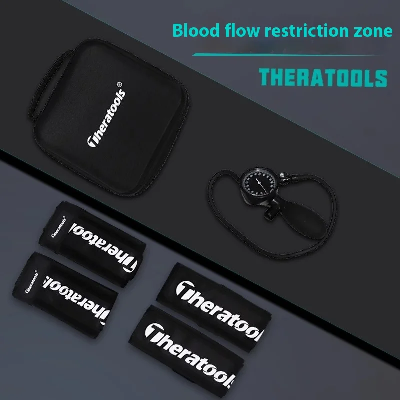 Blood Flow Restriction Tape Theratools BFR Training Tape Rehabilitation Blood Flow Restriction Taping Set Muscle Compression Exercise Thigh Booster