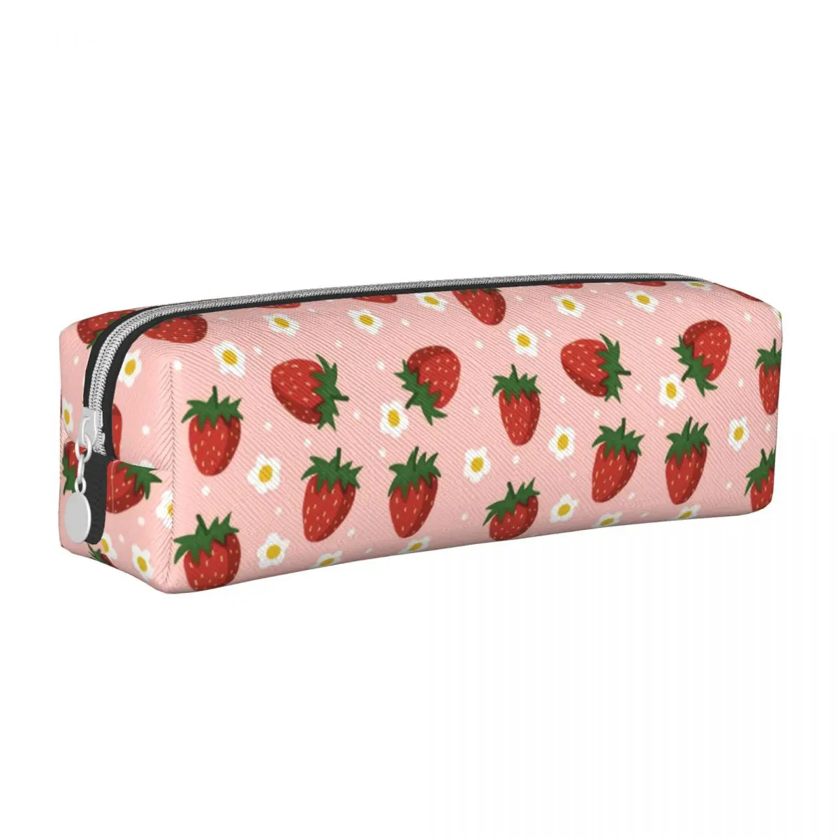 

Classic STRAWBERRY AND FLOWER Pencil Cases Pencil Box Pen Box for Girl Boy Big Capacity Bag School Supplies Zipper Accessories