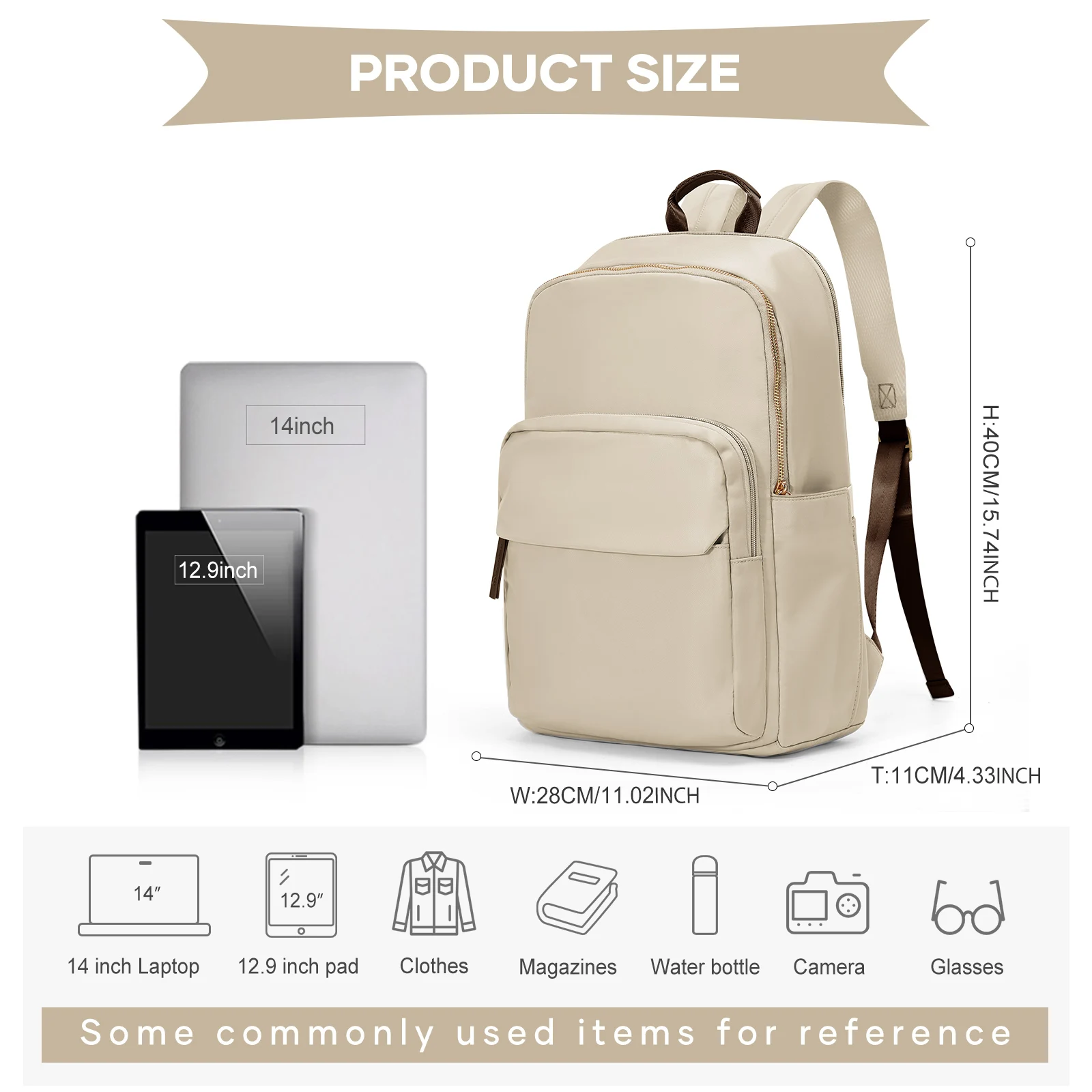 Women's Backpack Handbags Work Bag Casual Backpack, Backpack Ladies Elegant Theft-Proof Bag Travel Backpack, Laptop rucksack