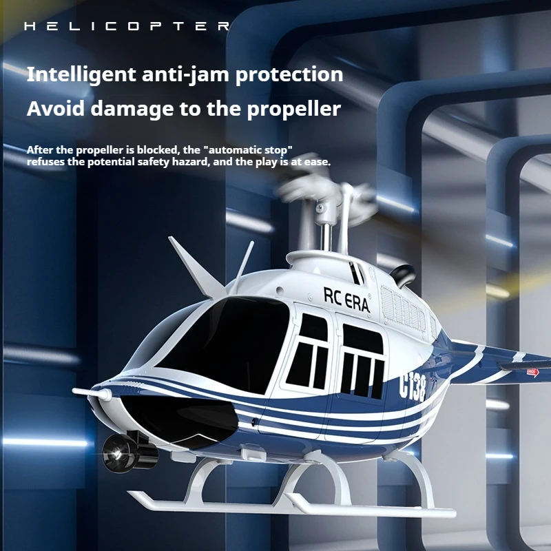 Image Simulation Model Of Rc Era C138 Six Channel 3d Rolling Single Blade Aileron Free Remote-Controlled Helicopter Bel206 4