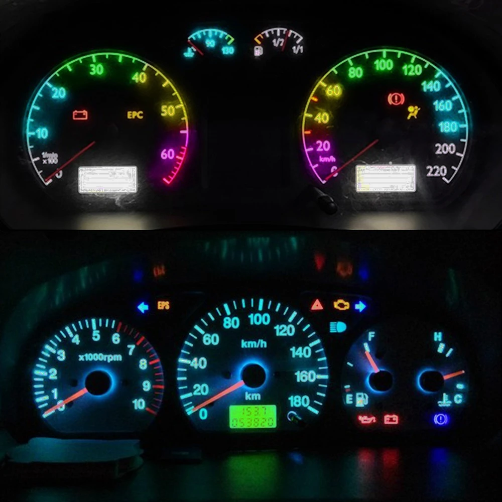 10pcs ���ο� T5 W3W W1.2W W2X2.6d LED ���� Canbus �ڵ��� ���� ����� ���� �ڵ� ��� ���� �³�ȭ ǥ�ñ� ���� ����Ʈ 12V