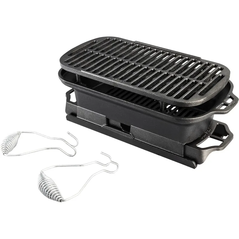 

Lodge Sportsman's Pro Grill, 19.38 Inches, Black Charcoal Grill ，bbq Grill Outdoor