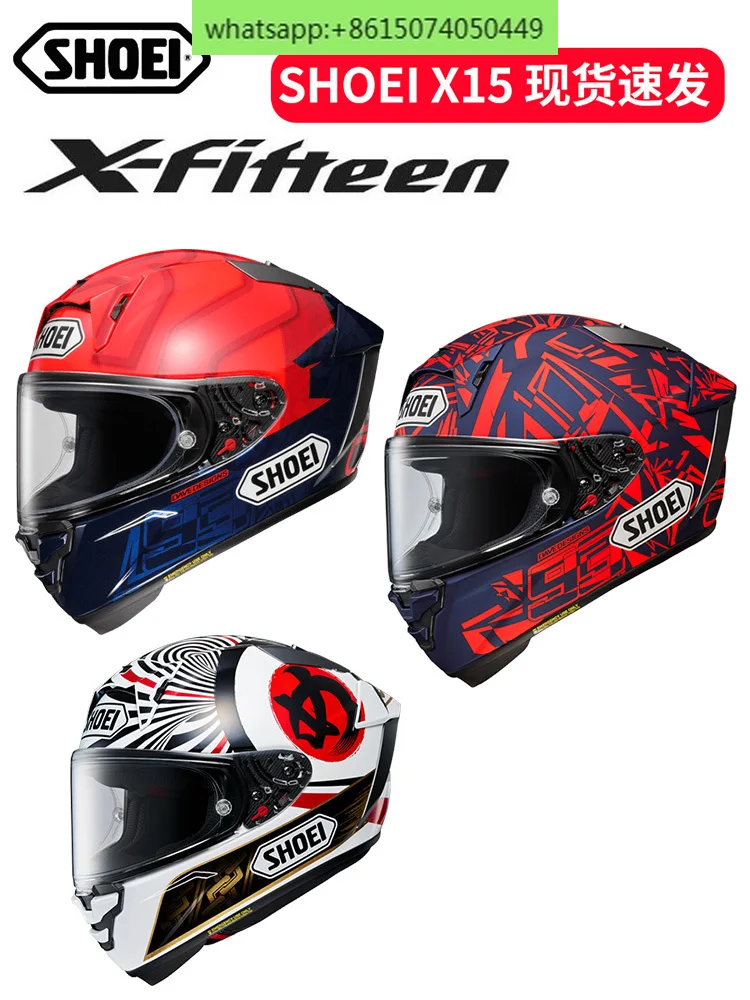 

SHOEIX15 X14 autumn and winter motorcycle helmet, anti-fog full helmet, racing four seasons men's and women's running helmets