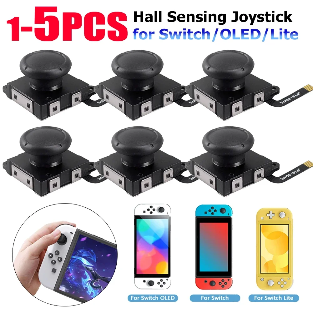 Metal Plastic Hall Sensing Joystick for Switch Replacement