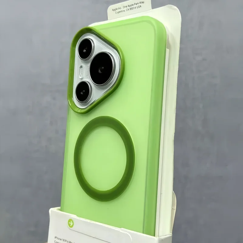 Vibrant Candy Color Matte Wireless Charging Phone Case Cover