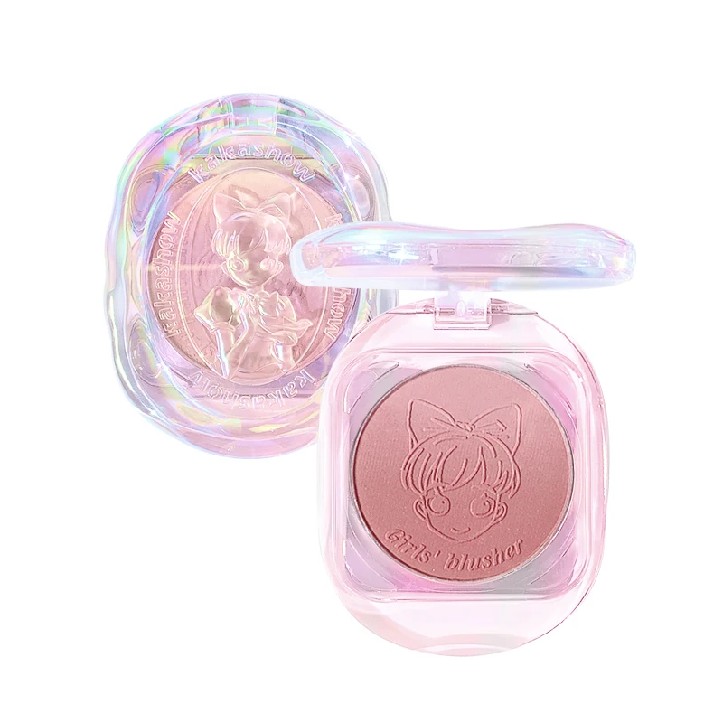 powder blusher girls gradual palette crystal shell cosmetics