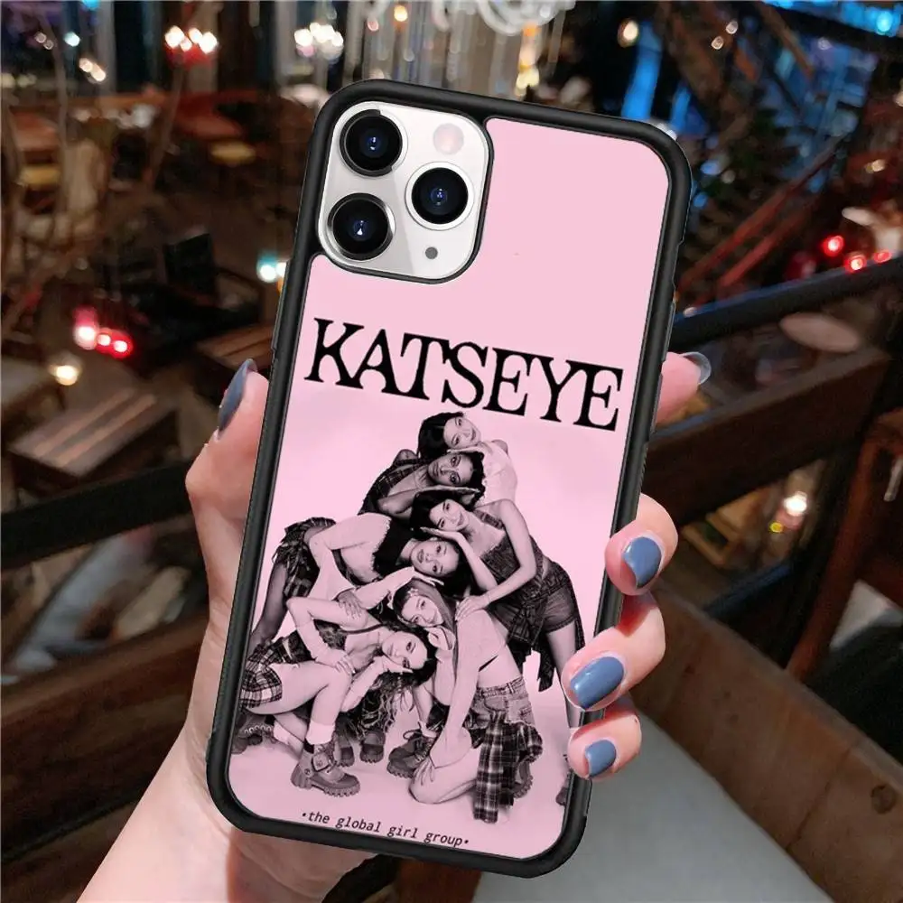 Katseye Global Pop Group Phone Case with Durable PC+TPU Back Cover