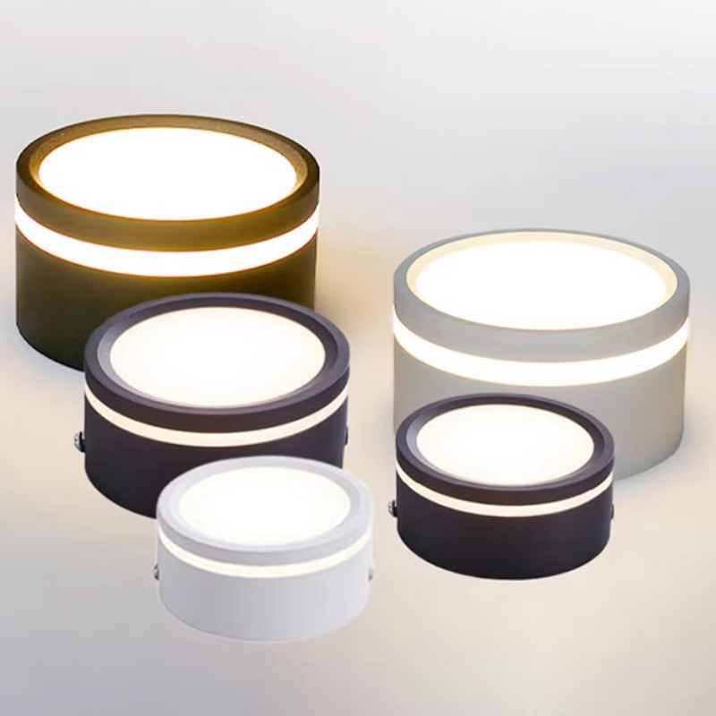 Dimmable LED downlight spotlight Surface mounted LED Indooorlight side luminescent ceiling light 5W 7W 9W 12W 15W Nordic style