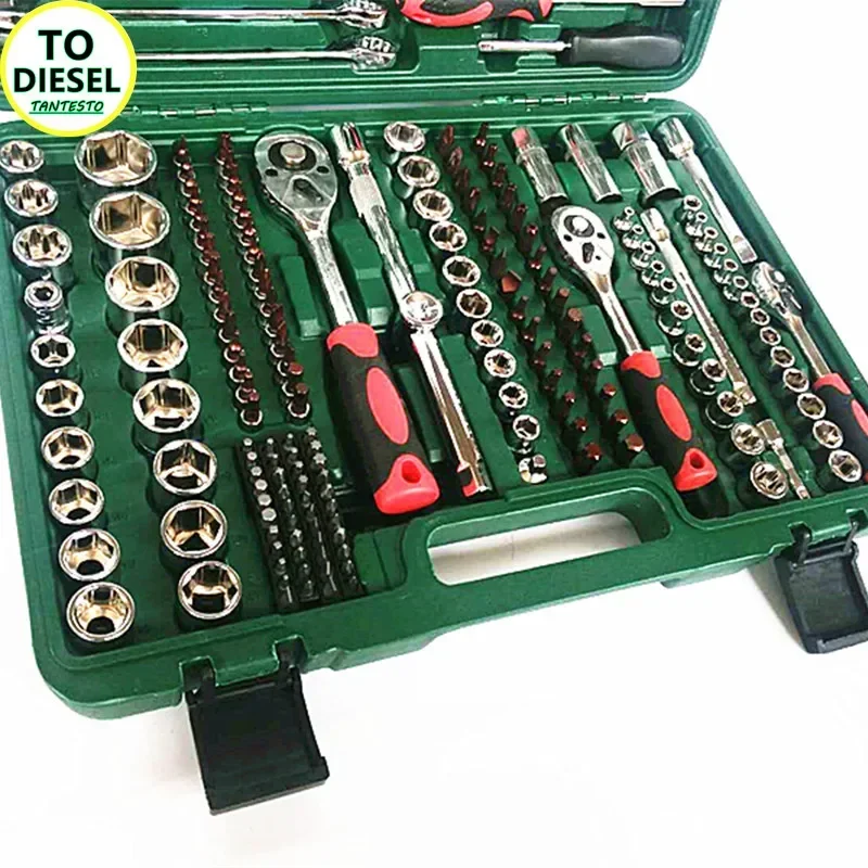 216PCS Automoitive Repair Sleeve Toolbox CRIN Injector Disassemble Tools - Image 3